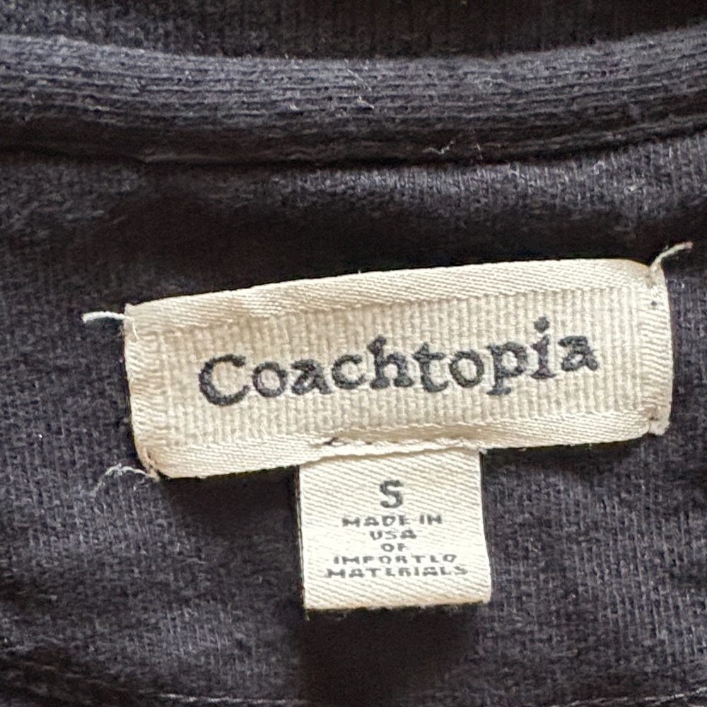 Coachtopia Black Graphic Crop Top S Lola Tung TSITP - Picture 5 of 13